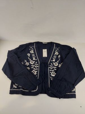 ONLY - Veste légère style bohème - Taille M - Broderies flor…