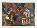 an image of a painting of a group of people playing instruments