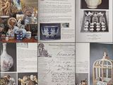 an image of a book with pictures of various items and a birdcage