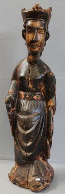 Grande Vierge couronnée ? ou représentation de Saint Catheri…