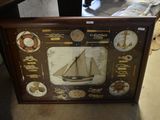 a picture of a picture of a sailboat in a picture frame