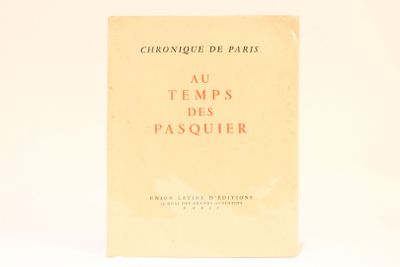 DUHAMEL et HERON de VILLEFOSSE : Chronique de Paris au temps…