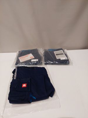a pair of pants and a pair of socks on a table