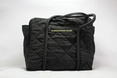 SONIA RYKIEL PARIS, sac en toile matelassé H34 x 29 x 12, on…