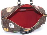 louis vuitton monograme speedy bag with red interior