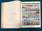 an open book with a comic strip and a comic strip on it