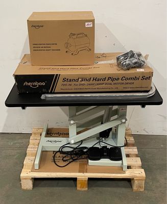 a box on a pallet with a box on top of it