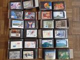 a lot of cards that are sitting on the floor