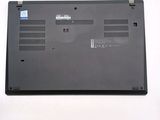 the back of a laptop with the bottom panel removed