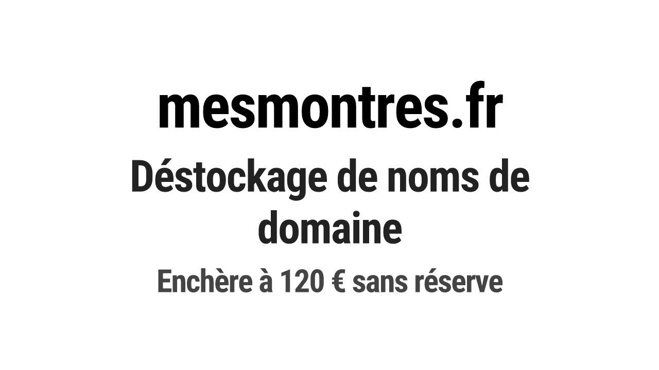 Destockage & Invendus