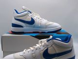nike dunk dunk low white / blue