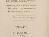 an old book with the title of a poem written in french