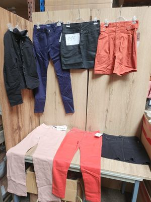 Lot de 7 vêtements femme, tailles 36, différents coloris.Les articles 