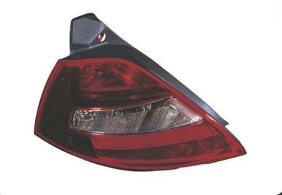 the tail light of a car is shown on a white background
