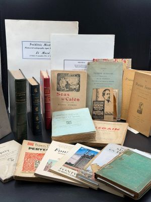 REGIONALISME-PROVENCE Bel ensemble de documents manuscrits c…