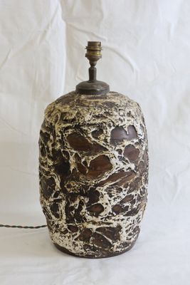 NININ Paris. Pied de lampe en céramique.