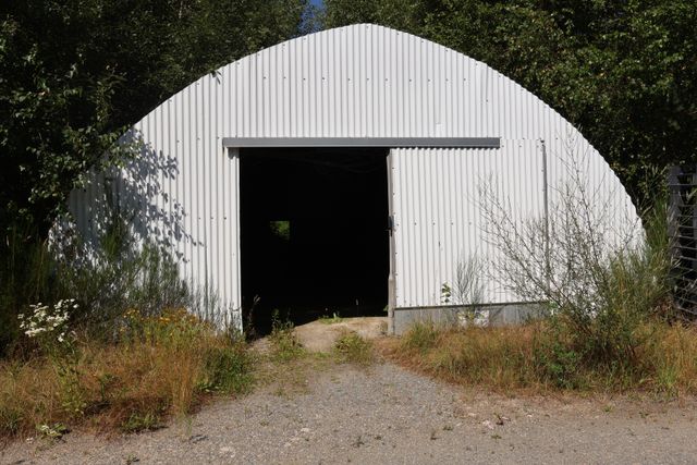 Tunnel structure acier galvanisé non scellée, isolation laine de ...