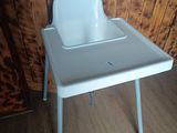 a baby highchair that is sitting on the floor