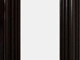 a black picture frame with a white background