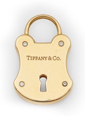 Cadenas Tiffany & Co. en or jaune serti de diamants