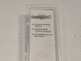 a clear plastic case with a red line on it