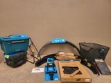 many items that are sitting on the floor next to each other