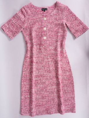 AGNES B Robe rose (Etat d'usage)