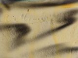 a close up of a statue of a person on a skateboard