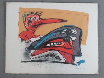 Lubertus Jacobus SWAANSWIJK dit LUCEBERT (1924-1994), "Etude…