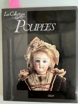 a picture of a book with a doll on it
