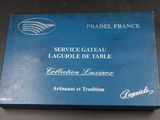 an image of a blue box with a logo on it sitting on a table
