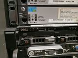 a rack with many different types of computers in it