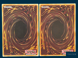 two cards with a picture of a spiral design on them
