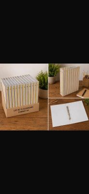 a picture of a box with a bunch of books inside of it