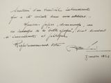 an image of a handwritten letter with a picture of a man