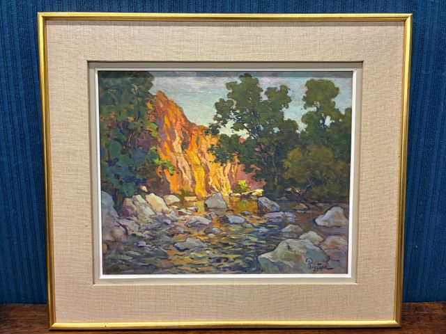 Alexandre RIGOTARD (1871-1944) « Le Saut du Loupt, Hérisson ». Hu
