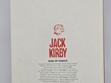 the back cover of a book with the title jack kirby king of games