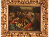 an image of a painting of a group of people in a room