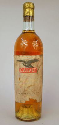 1 Bt Calvet, Graves, moelleux. Années 1920/1940.