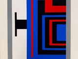 an image of a picture of a blue and red square