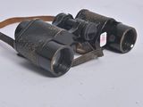a pair of binoculars that are sitting on a table