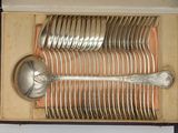 a box with a set of silverware in it
