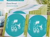 lot de 28 stickers bleus - lot de 28 stickers bleus