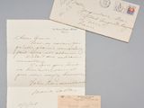 two envelopes and a letter signed by the president of the united states