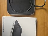 a box with a charger on top of it on a table