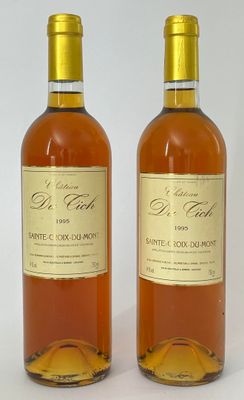 deux bouteilles de vin posées l'une à côté de l'autre sur une surface blanche
