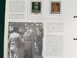 an open book with a picture of a man and a woman on it