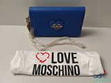 love moschino clutch bag with chain strap