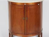 an image of a wooden cabinet with a marble top