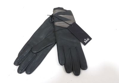 ROECKL - Taille 6 - Gants en cuir doublé cachemire coloris g…